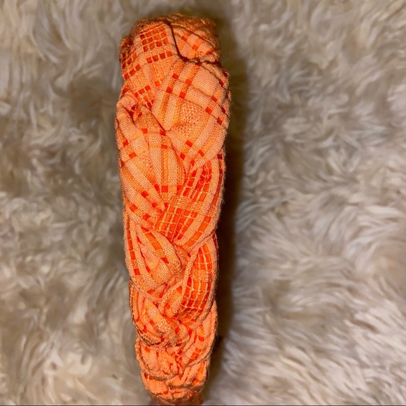 NWT Anthropologie Gingham Braided Headband - Picture 3 of 7